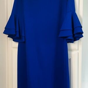 Liz Claiborne Royal Blue Long Sleeve Dress